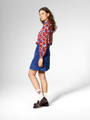 Bluse mit Blumenmuster aus LENZING™ ECOVERO™
