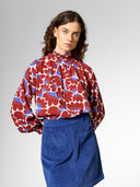Bluse mit Blumenmuster aus LENZING™ ECOVERO™