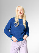 Sweater aus Teddy-Plüsch