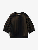 Sweatshirt mit kurzen Ärmeln aus Bio-Baumwolle