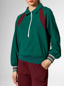 Sweatshirt mit Reißverschluss aus Bio-Baumwolle