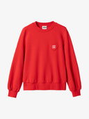 Sweatshirt mit Herz-Patch aus Bio-Baumwolle