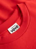 Sweatshirt mit Herz-Patch aus Bio-Baumwolle