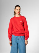 Sweatshirt mit Herz-Patch aus Bio-Baumwolle