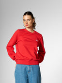 Sweatshirt mit Herz-Patch aus Bio-Baumwolle