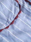 Hemdbluse mit Wellenlitzen Besatz