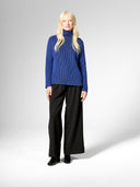 Strickjumper mit Rollkragen aus Bio-Baumwolle
