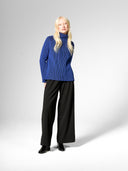 Strickjumper mit Rollkragen aus Bio-Baumwolle