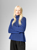 Strickjumper mit Rollkragen aus Bio-Baumwolle