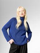 Strickjumper mit Rollkragen aus Bio-Baumwolle