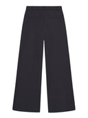 Weite Bundfaltenhose aus Twill