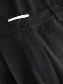 Weite Bundfaltenhose aus Twill