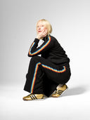 Sweathose mit Kontrastband aus Bio-Baumwolle