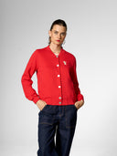Collage Jacke mit Stick aus Bio-Baumwolle