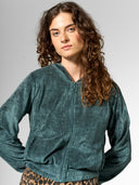 College Jacke mit Fransen aus LENZING™ TENCEL™
