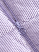 Wattierte Cord Weste aus Bio-Baumwolle