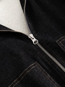 Gefütterte Jeansjacke aus Bio-Baumwolle