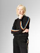 Jacke mit Kontrastband aus Bio-Baumwolle