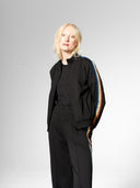 Jacke mit Kontrastband aus Bio-Baumwolle