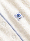 Plüsch Jacke mit Druckknöpfen aus Bio-Baumwolle