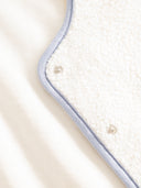 Plüsch Jacke mit Druckknöpfen aus Bio-Baumwolle