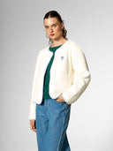 Plüsch Jacke mit Druckknöpfen aus Bio-Baumwolle