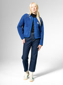 Plüsch Jacke mit Druckknöpfen aus Bio-Baumwolle