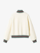 Plüsch College Jacke aus Bio-Baumwolle