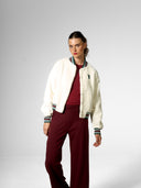 Plüsch College Jacke aus Bio-Baumwolle