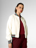 Plüsch College Jacke aus Bio-Baumwolle
