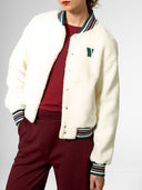 Plüsch College Jacke aus Bio-Baumwolle