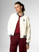 Plüsch College Jacke aus Bio-Baumwolle
