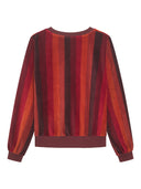 Samt Sweatshirt aus Bio-Baumwolle