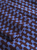 Stick-Jacquard Longsleeve mit Stehkragen aus Bio-Baumwolle