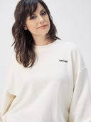 Sweatshirt mit Brust- und Backprint aus Bio-Baumwolle