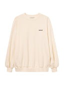 Sweatshirt mit Brust- und Backprint aus Bio-Baumwolle