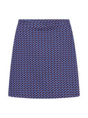 Strick-Jacquard Rock aus Bio-Baumwolle