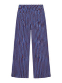 Strick-Jacquard Hose mit elastischem Bund aus Bio-Baumwolle