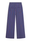 Strick-Jacquard Hose mit elastischem Bund aus Bio-Baumwolle