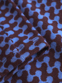 Strick-Jacquard Hose mit elastischem Bund aus Bio-Baumwolle