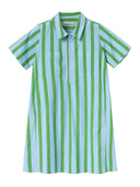 Kurzes Kleid in A-Form aus Bio-Baumwolle