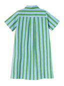 Kurzes Kleid in A-Form aus Bio-Baumwolle