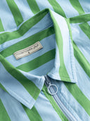 Kurzes Kleid in A-Form aus Bio-Baumwolle