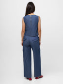 Kurzes Jeans Top aus Bio Baumwolle