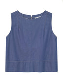 Kurzes Jeans Top aus Bio Baumwolle