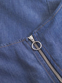 Kurzes Jeans Top aus Bio Baumwolle