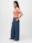 T-Shirt mit Stick aus Bio-Baumwolle