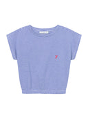 Crop-Top mit Gummibund aus Bio-Baumwolle