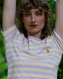 T-Shirt mit Stickerei aus Bio-Baumwolle