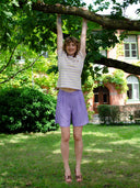 T-Shirt mit Stickerei aus Bio-Baumwolle